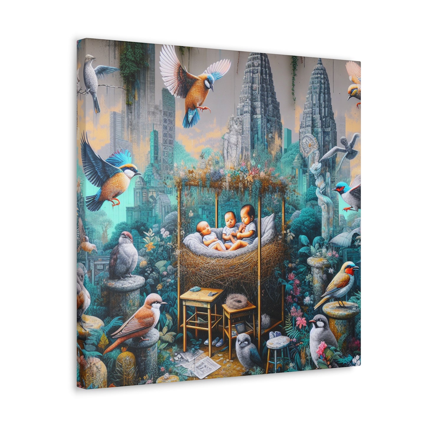 "Avian Dreams Unleashed" - Canvas