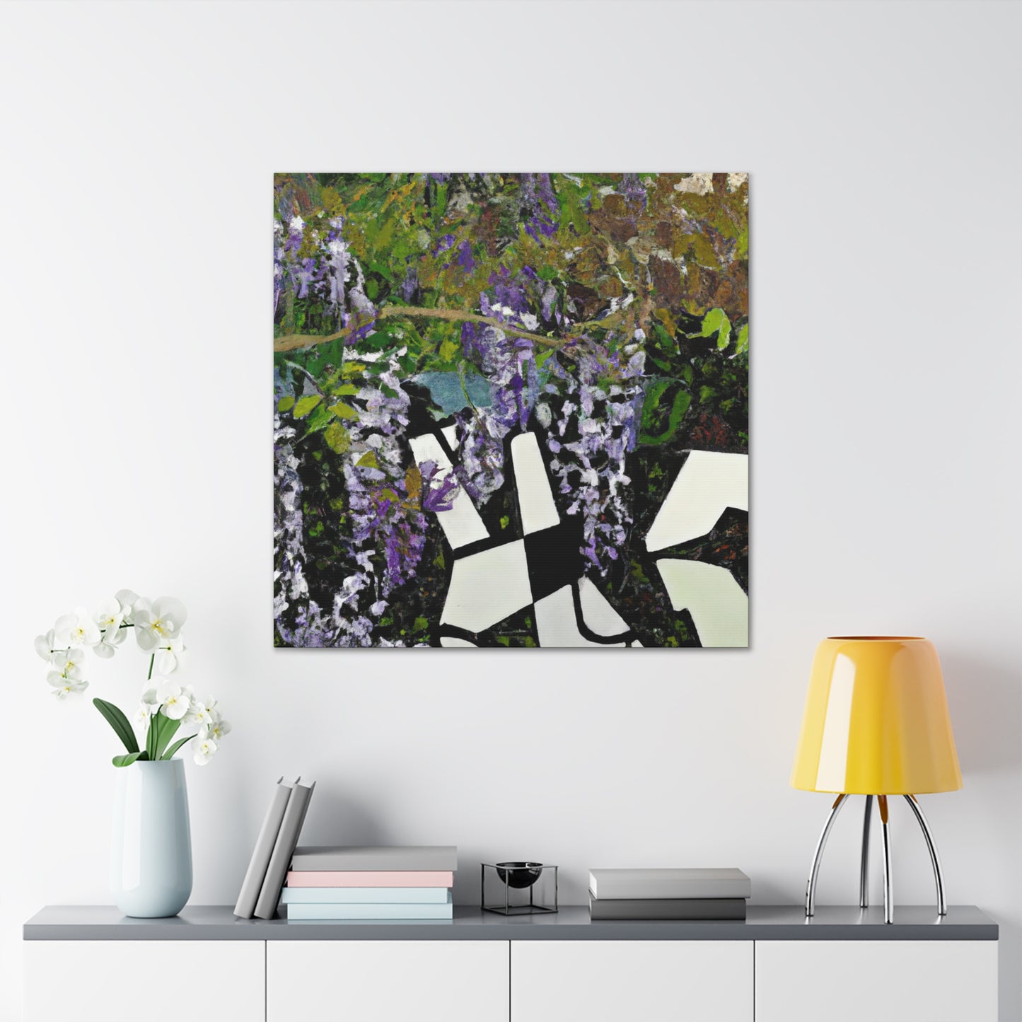 "Wisteria in Bloom" - Canvas