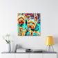 "Yorkshire Terrier Delight" - Canvas