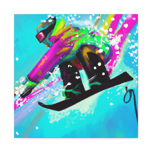 Snowboard Winter Bliss - Canvas