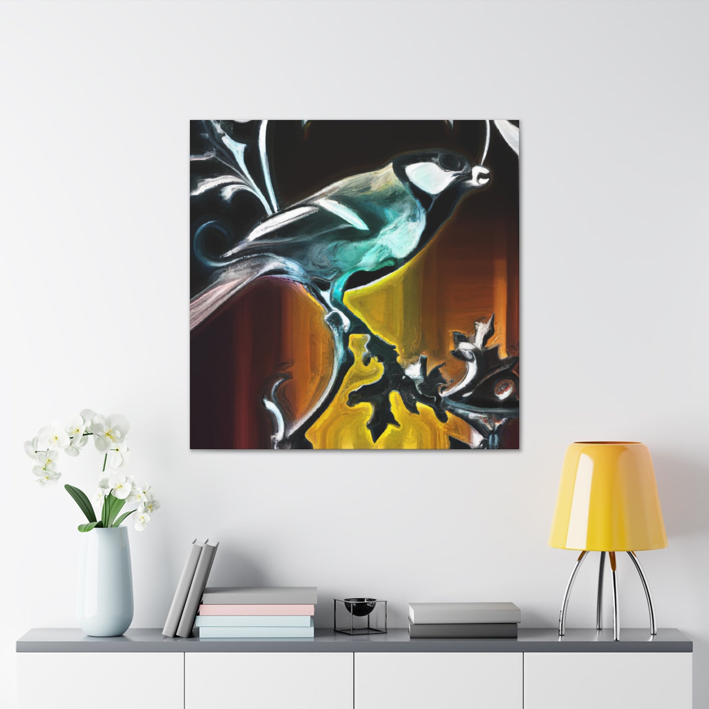 "Titmouse in Splendor" - Canvas