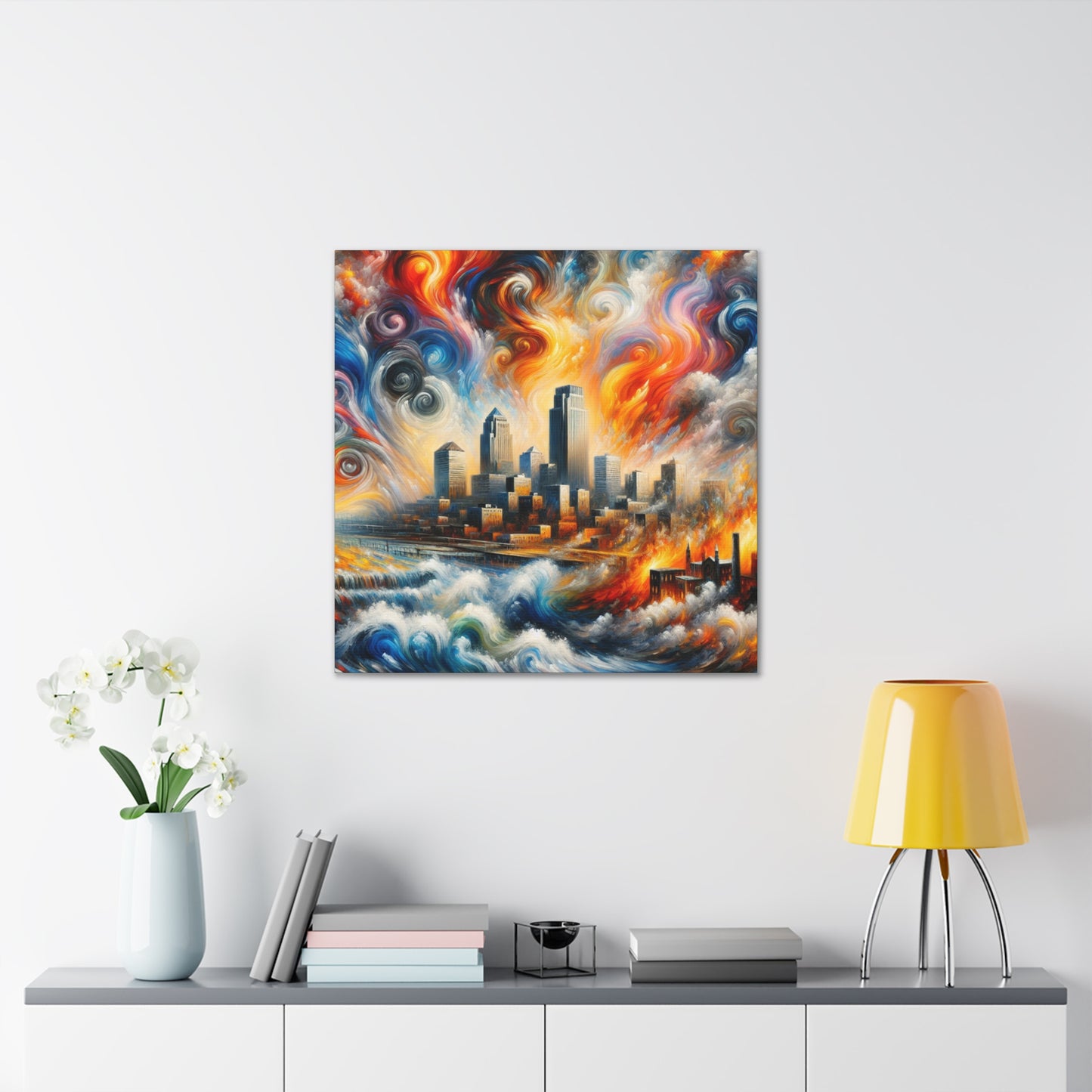 "Apocalyptic Urban Resurgence" - Canvas