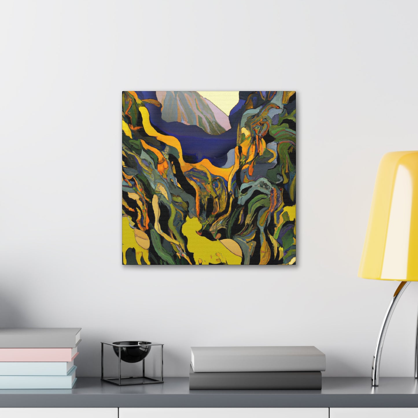 Ibex Mystic Mountain Land - Canvas