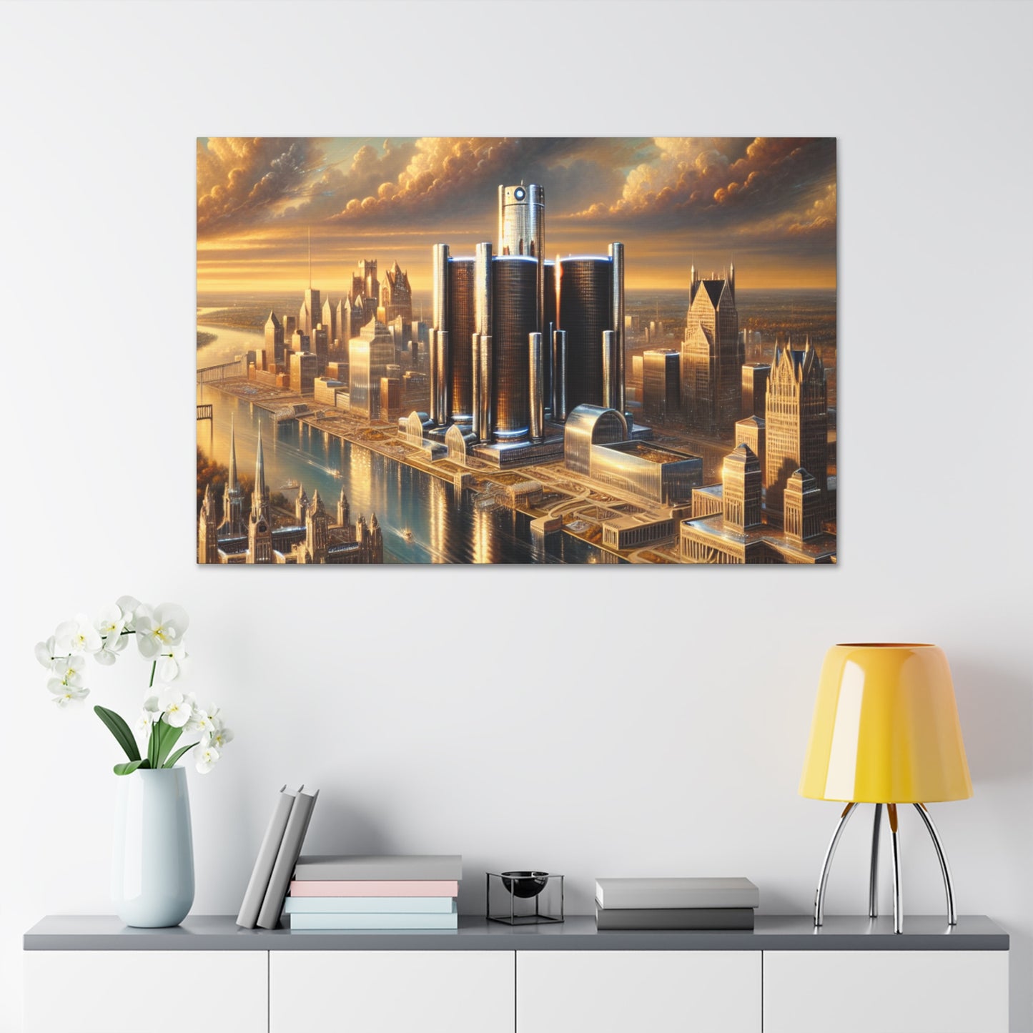 "Detroit's Resplendent Renaissance" - Canvas