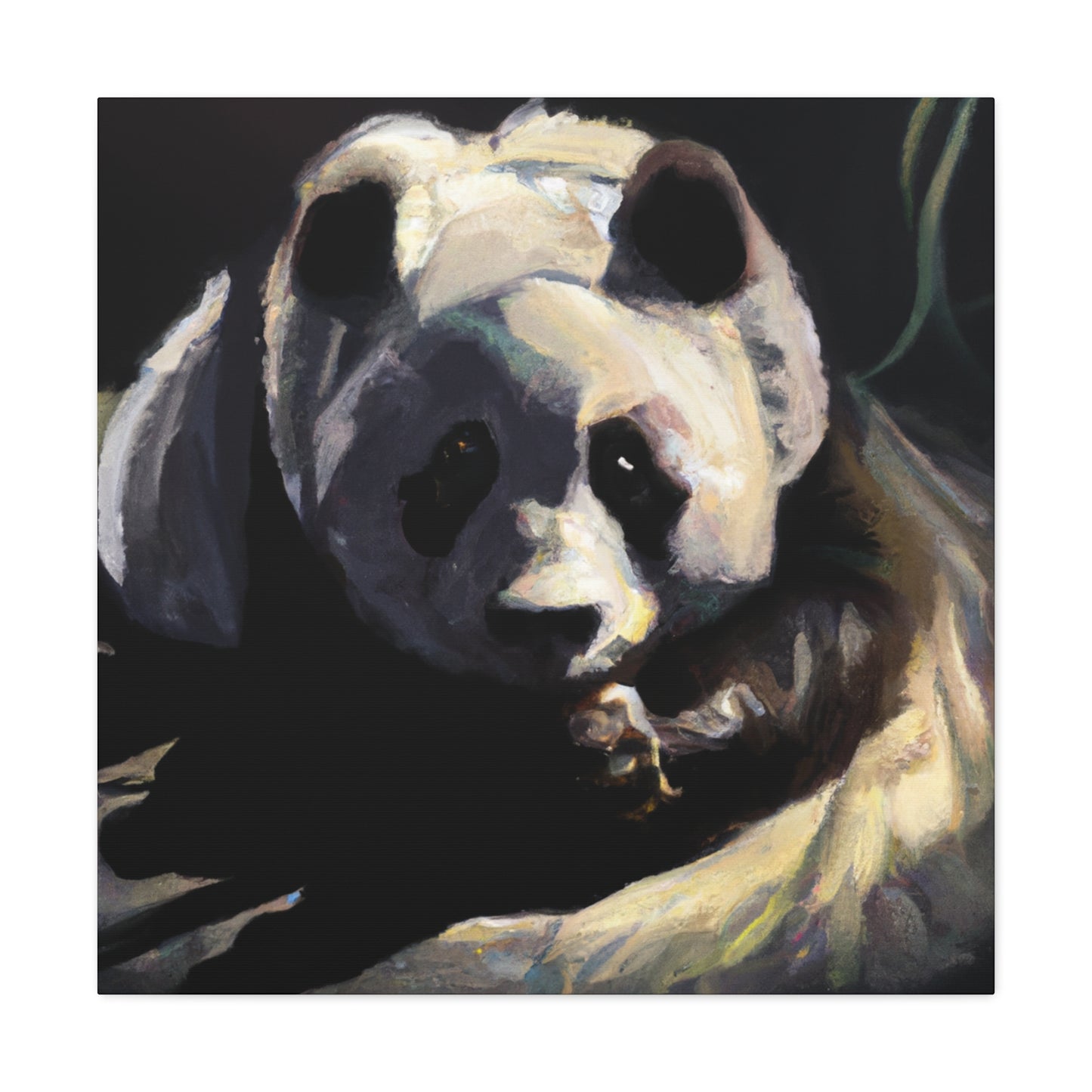 Giant Panda Enchantment - Canvas