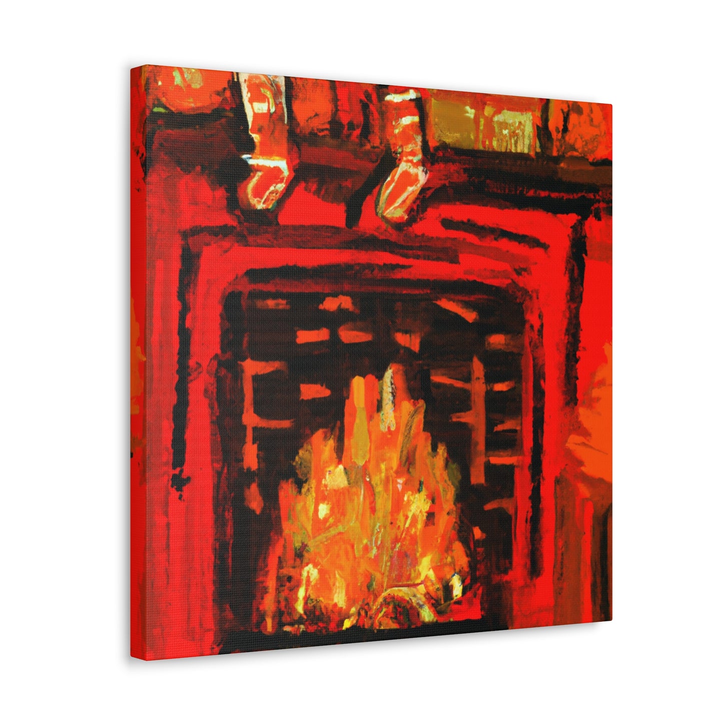 Fireside Post-Impressionism - Canvas