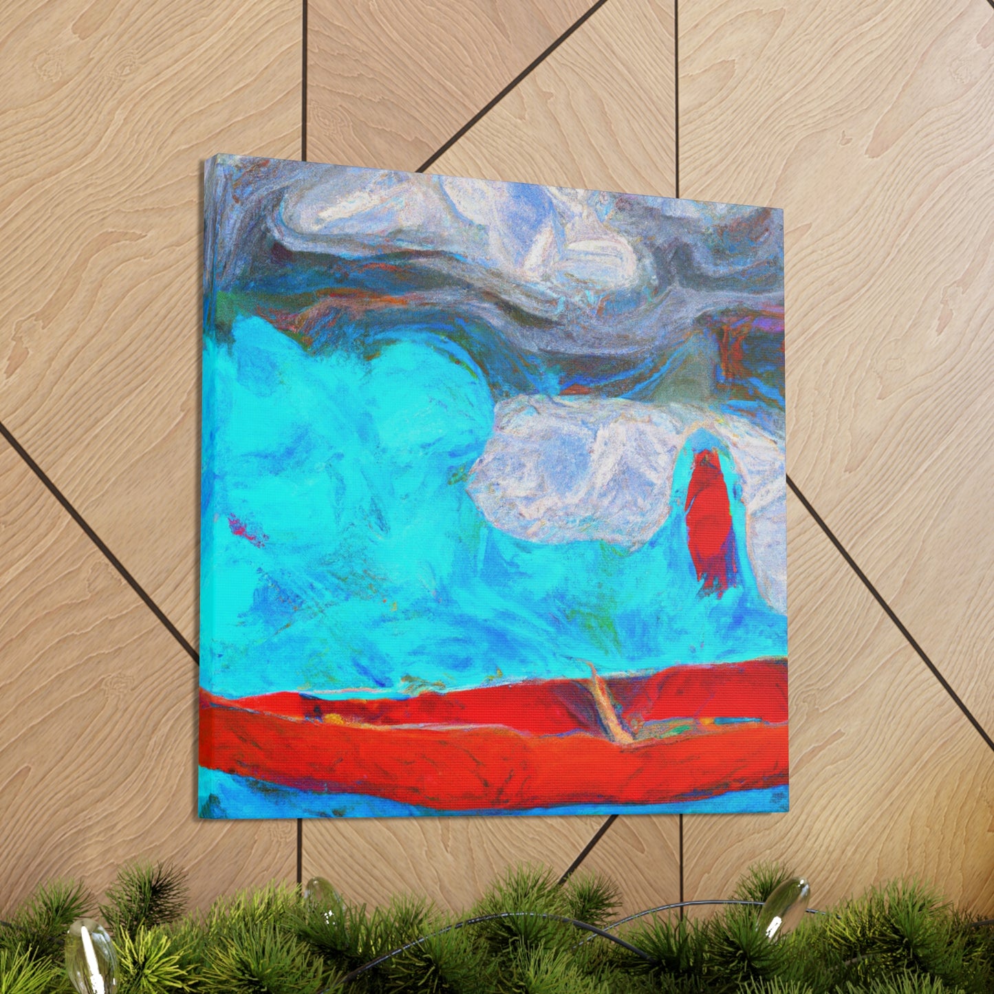 "Canoe in the Sunset" - Canvas