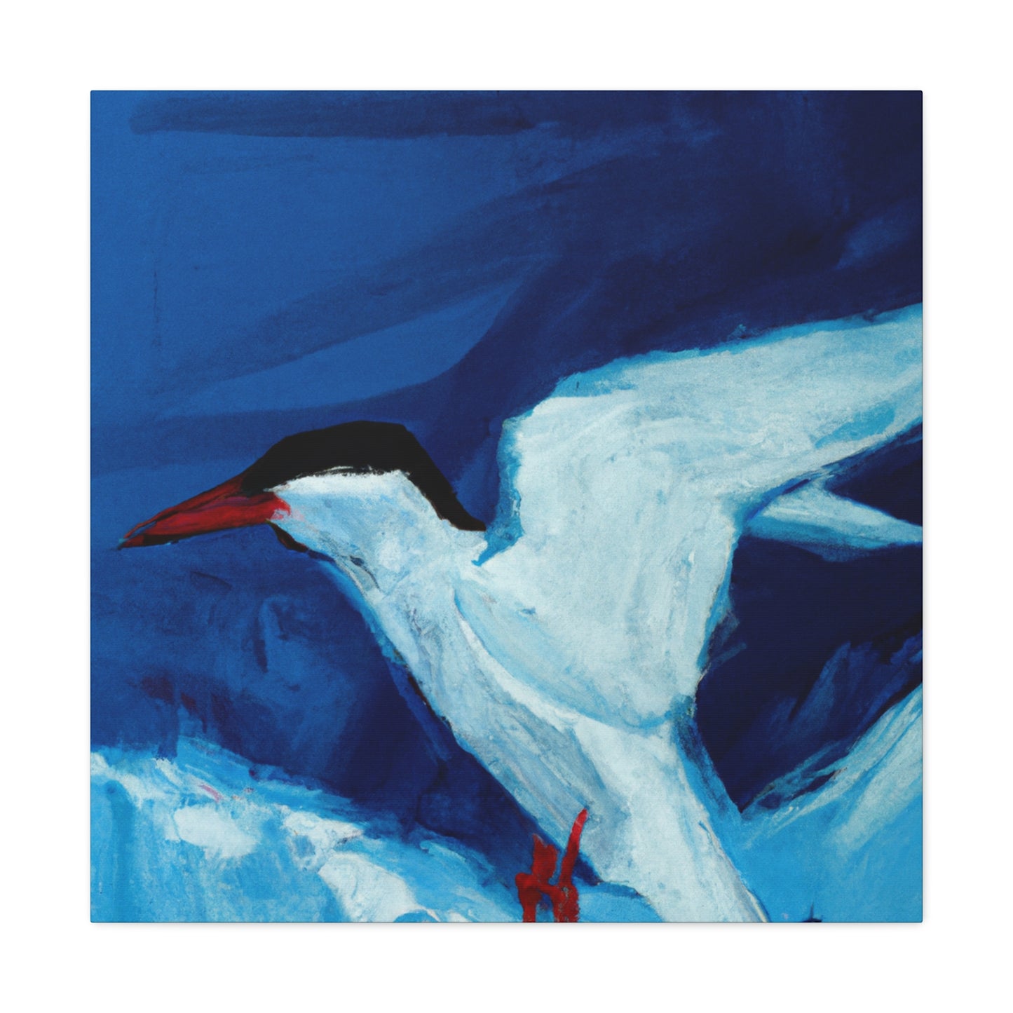 Arctic Tern Expressionism - Canvas