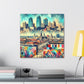 "Midwest Metropolis Mosaic" - Canvas