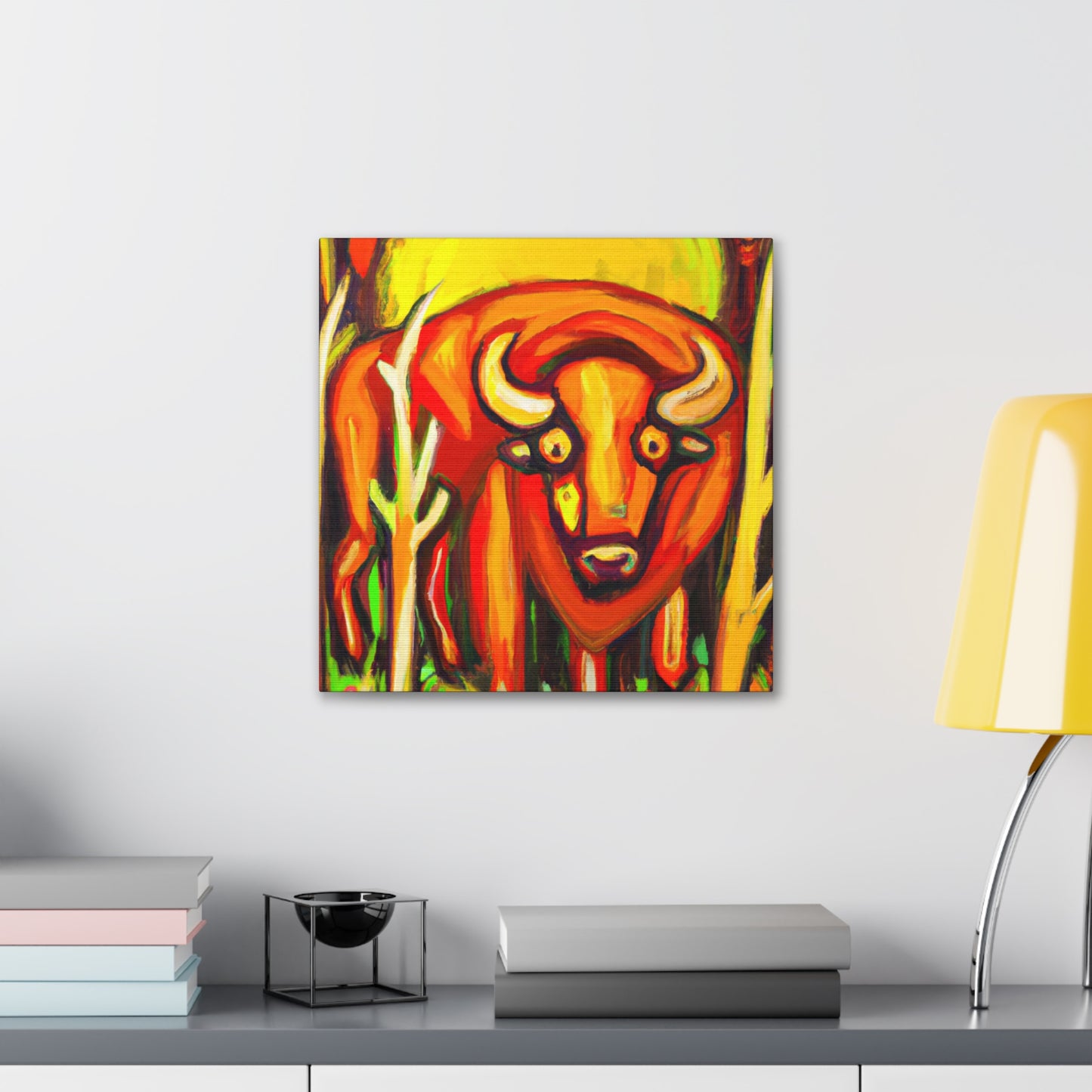 "Bison in a Void" - Canvas