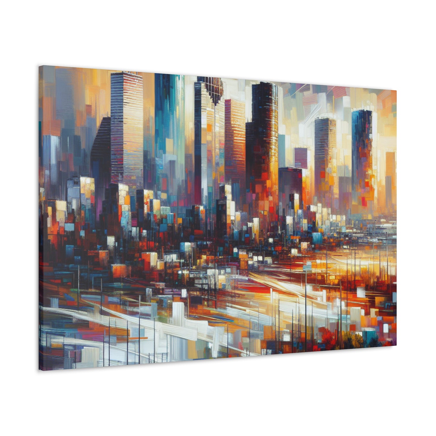 "Majestic Vistas of Houston" - Canvas