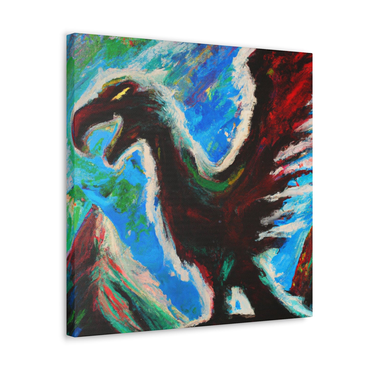 "Condor in Flight Below" - Canvas