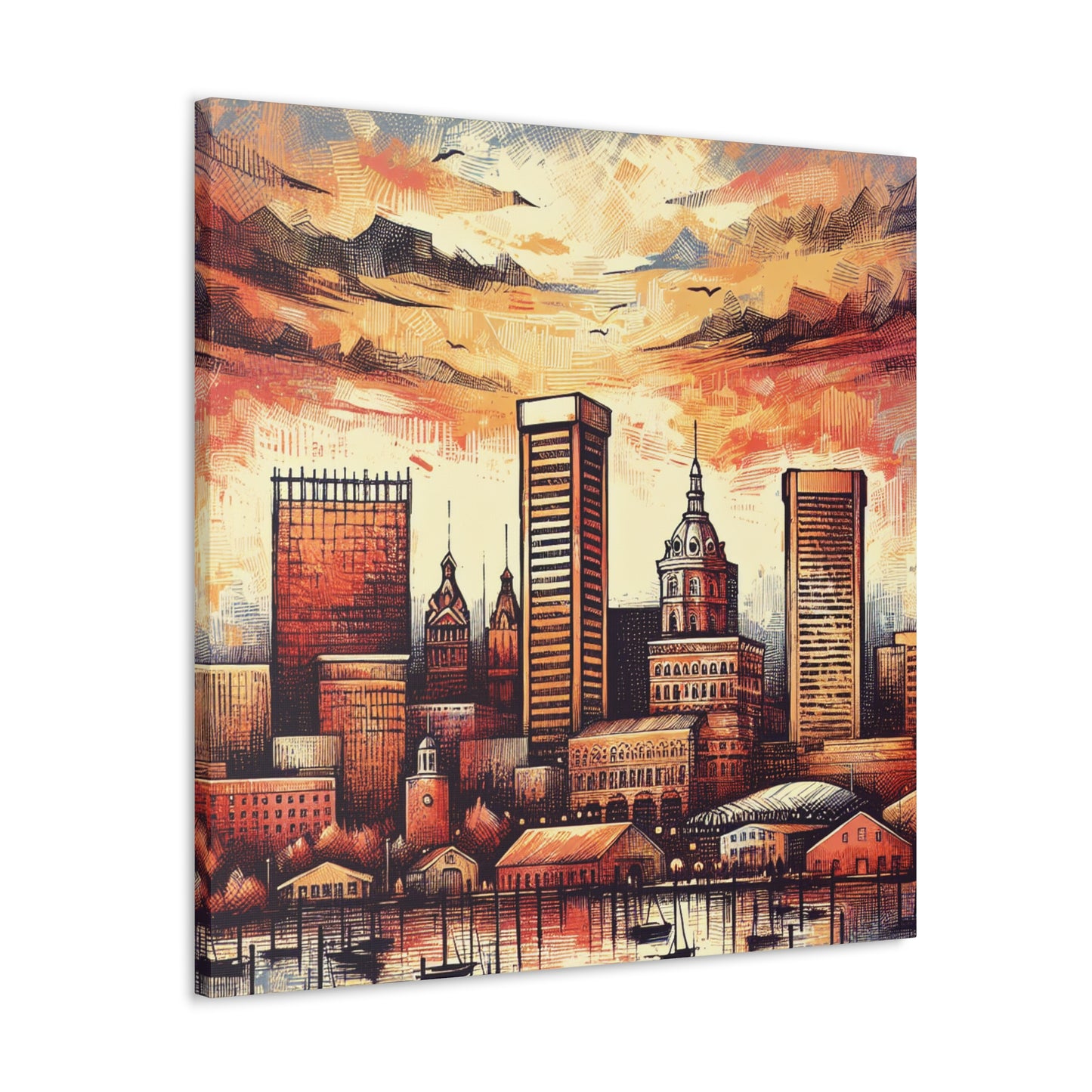 Charm City's Colorful Heritage - Canvas