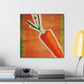 "Carrot in Art Deco" - Canvas