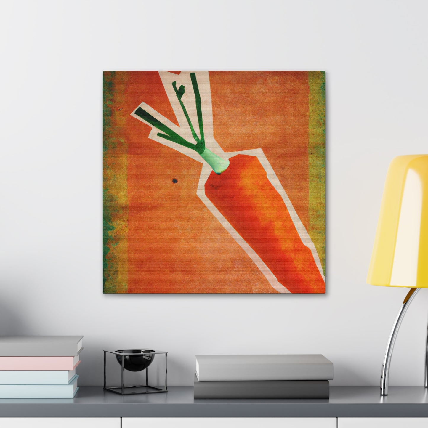 "Carrot in Art Deco" - Canvas