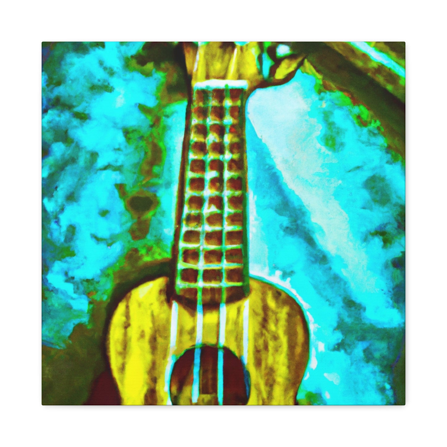 Ukelele Strumming Joy - Canvas