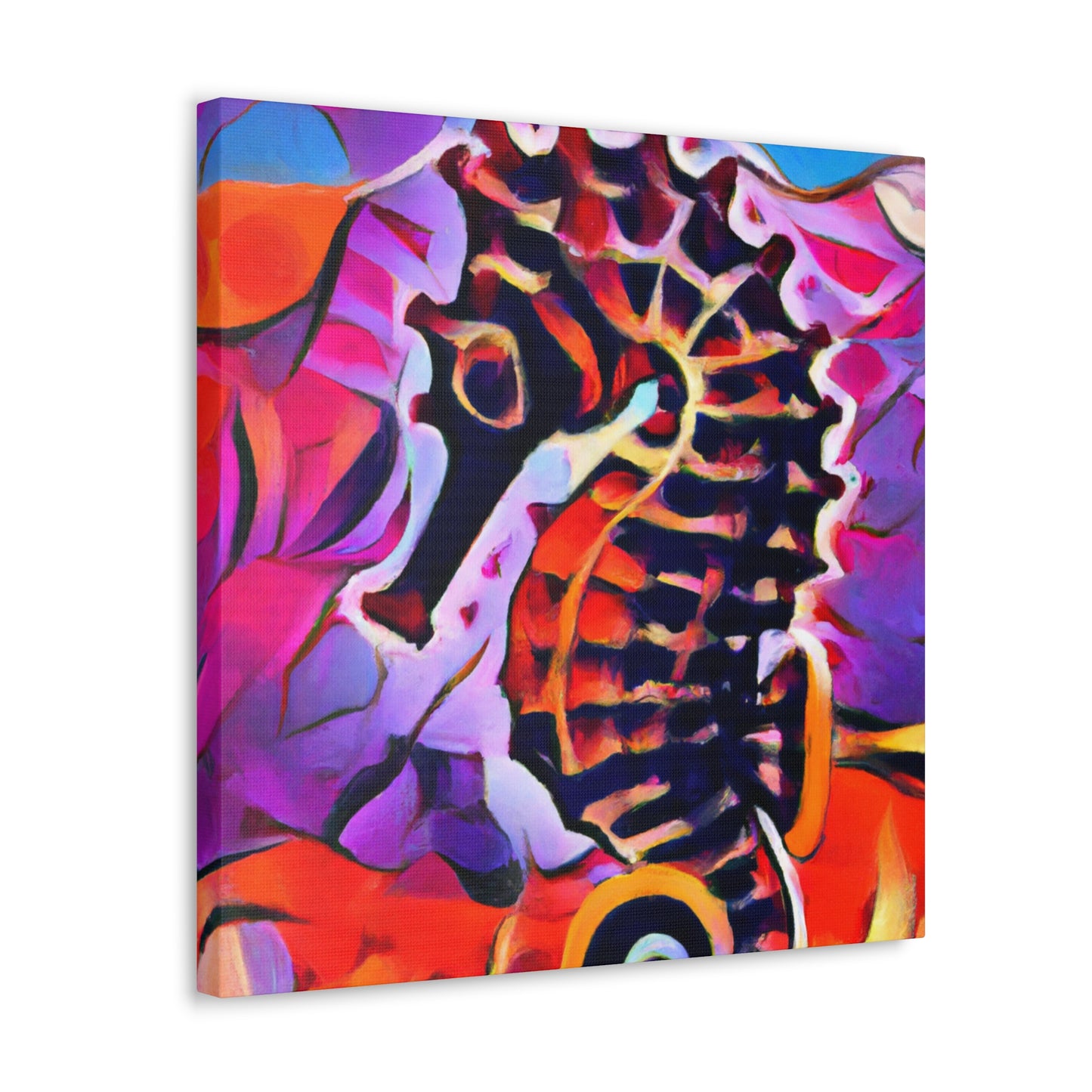 Seahorse in Impressionism - Canvas