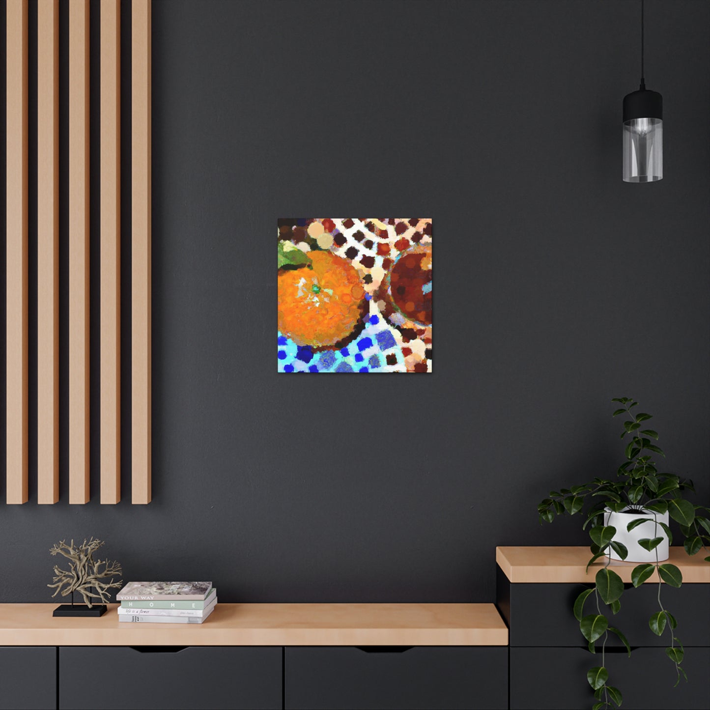 "Orange Slice of Nature" - Canvas