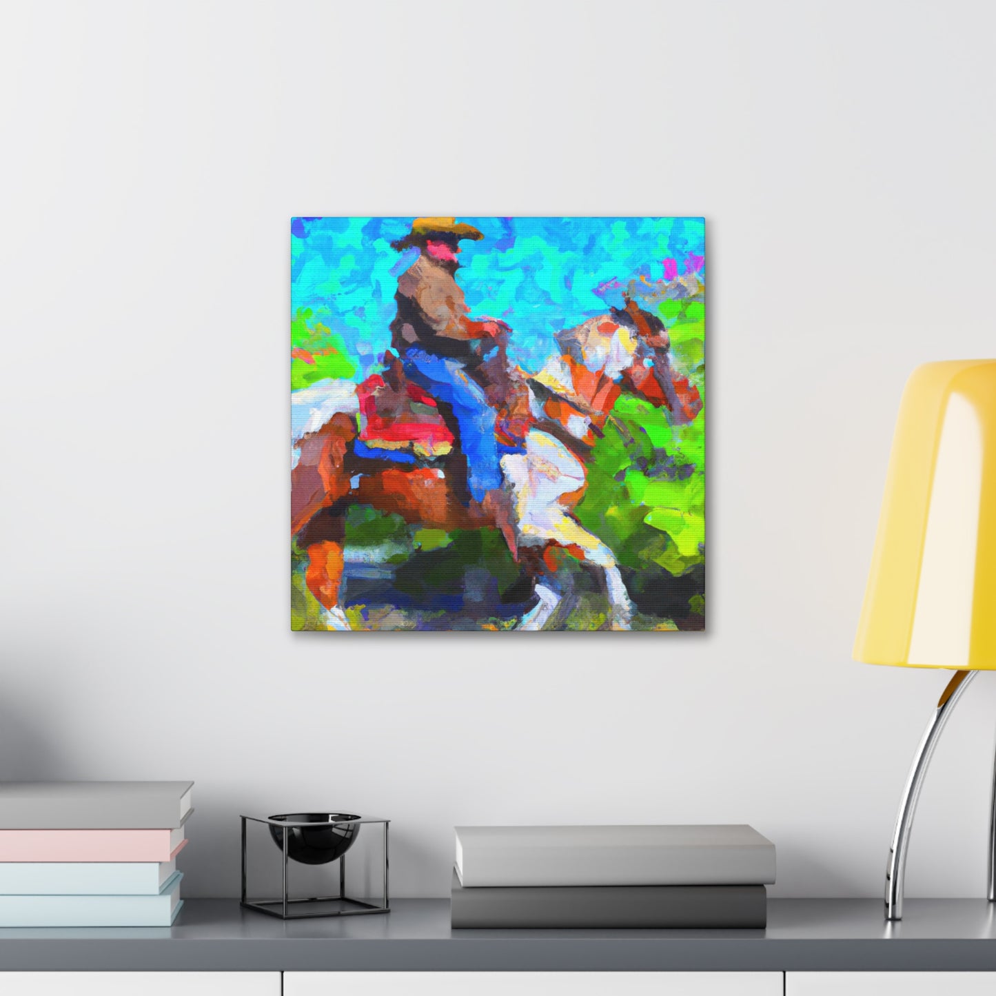 "Rangers on Ranches Riding" - Canvas