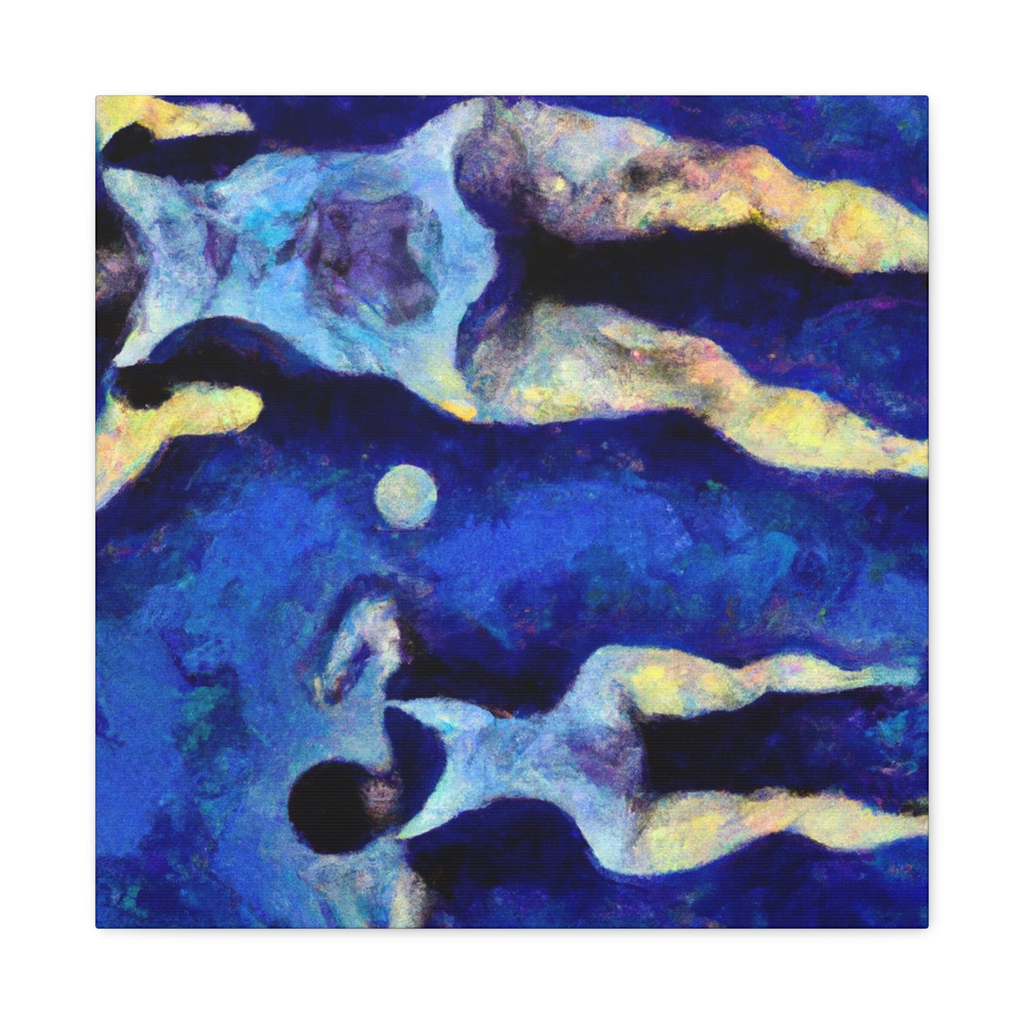 Swimmers in Flow State - Canvas