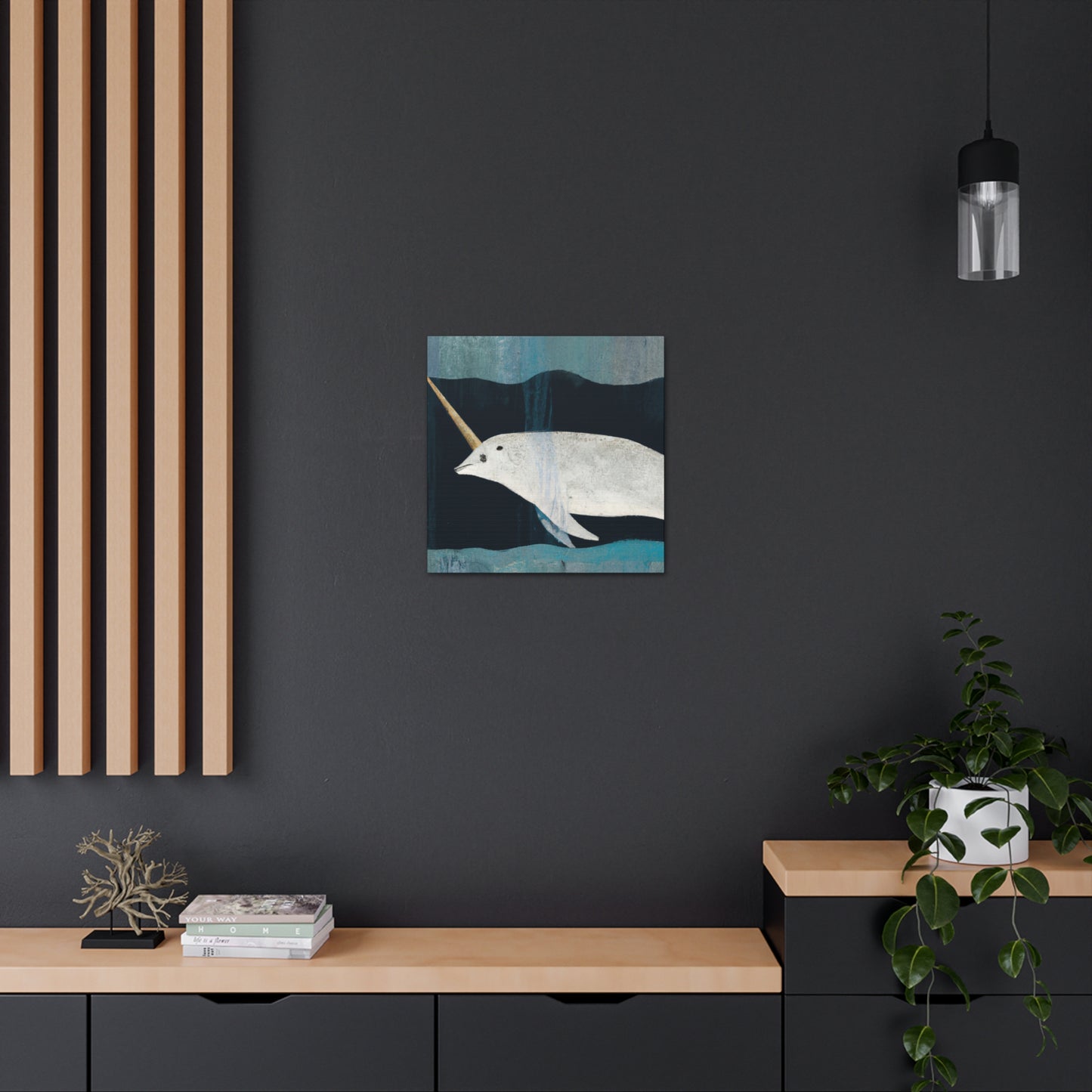 Narwhal's Mystic Dance - Canvas