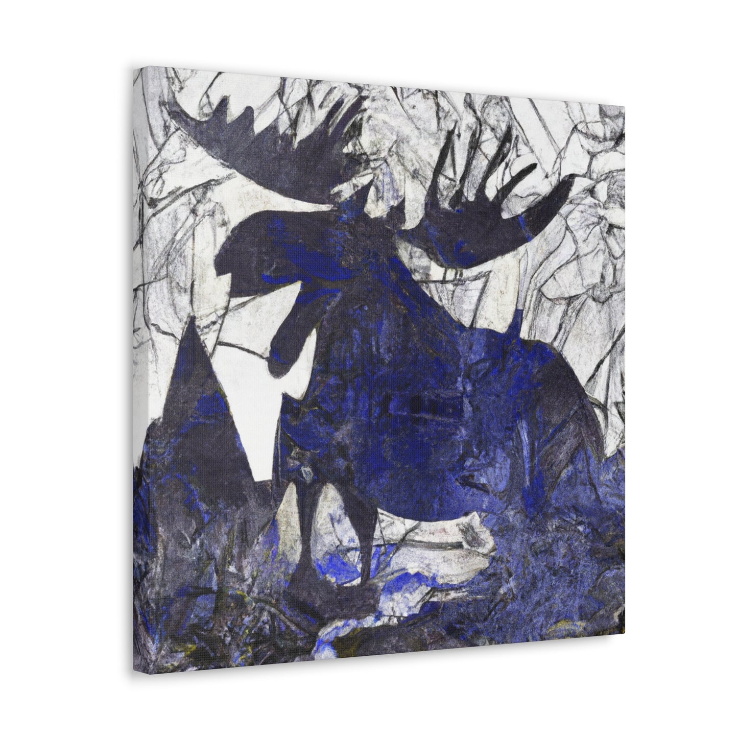 Moose in Abstraction - Canvas