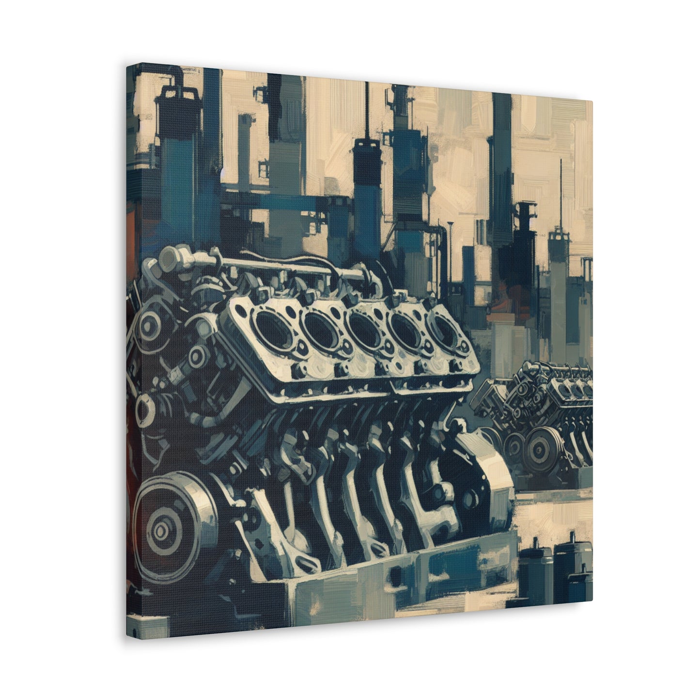 "Mechanical Symphony Unleashed" - Canvas