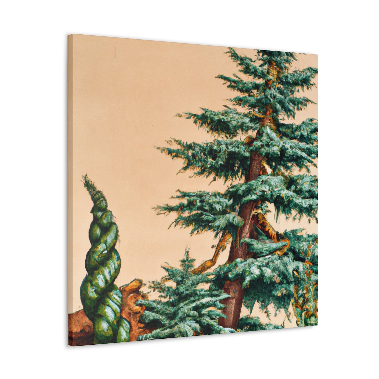 "Fir Tree in Bloom" - Canvas