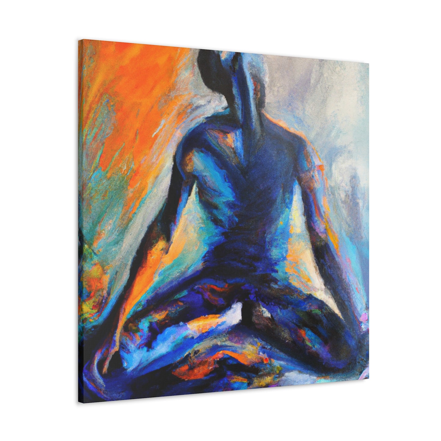 Yoga in Contemplation. - Canvas