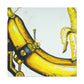 Bananna in Steampunk Time - Canvas