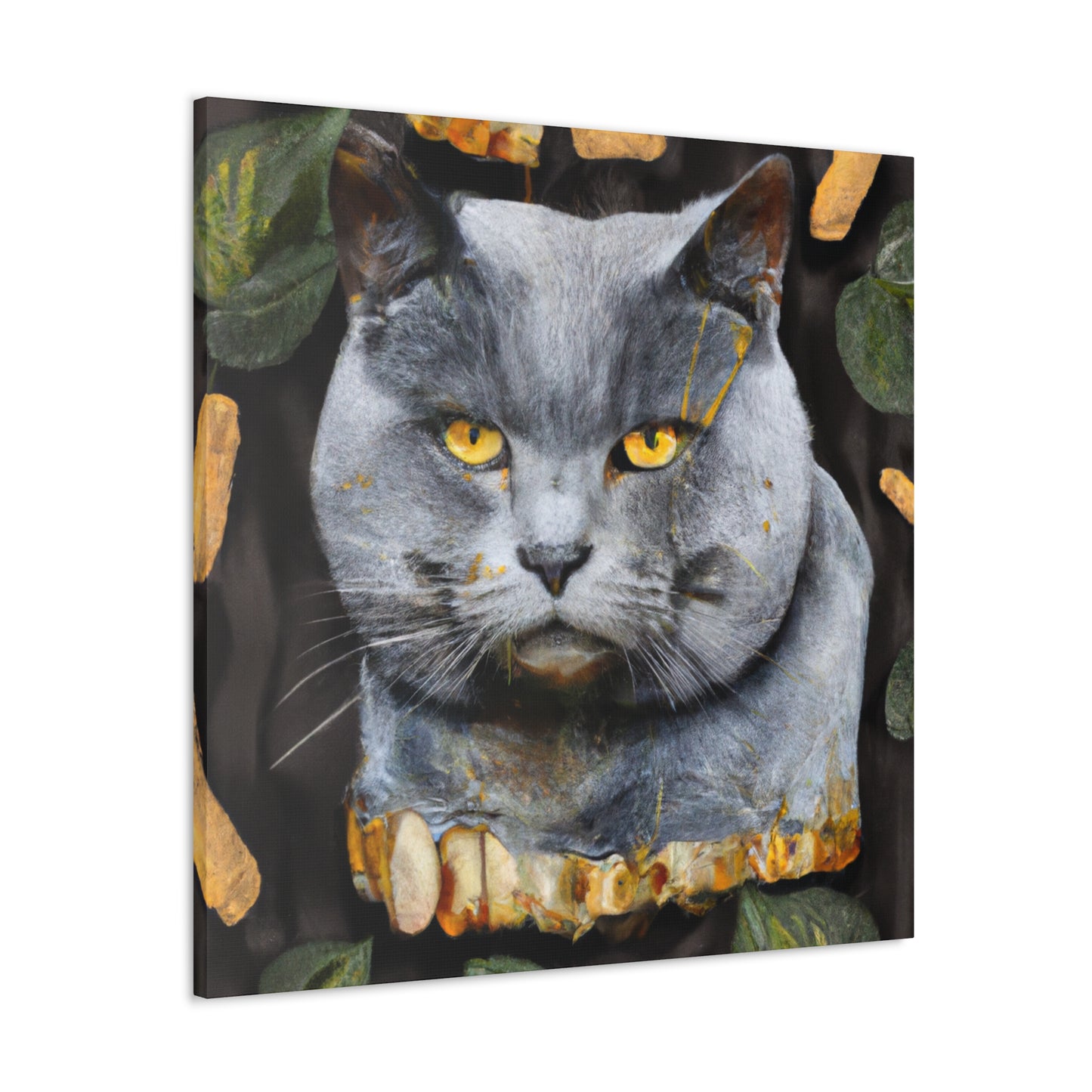 "Purrfect British Shorthair" - Canvas