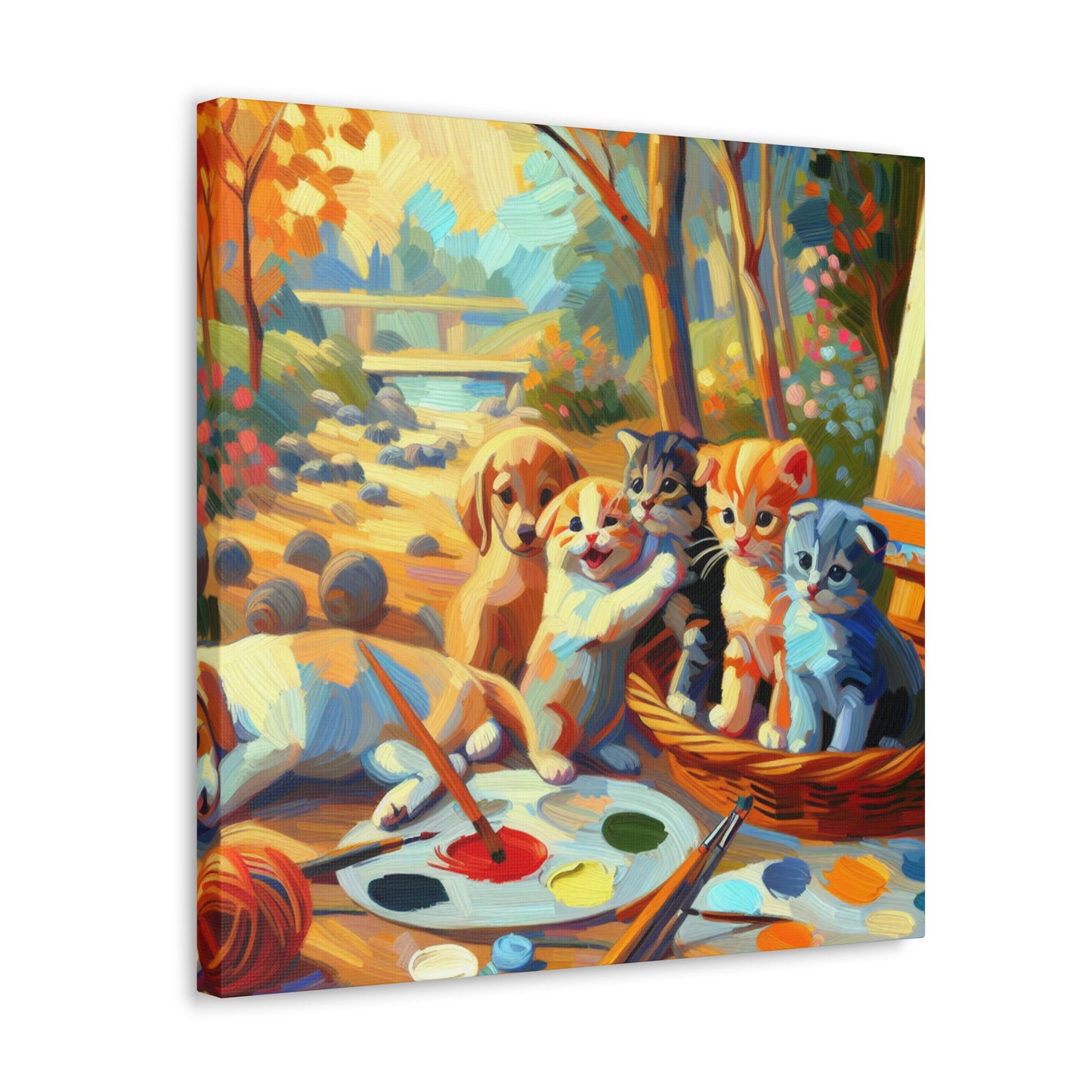 Whimsical Pet Melody - Canvas