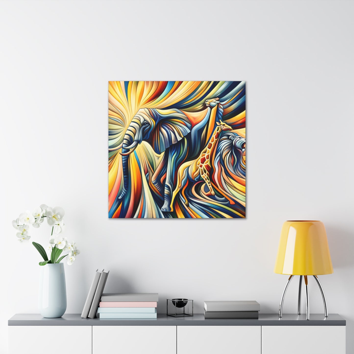 "Jungle Reverie Unleashed" - Canvas