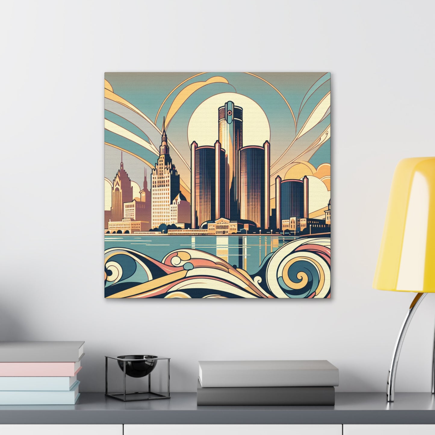 "Enchanting Essence of Detroit" - Canvas