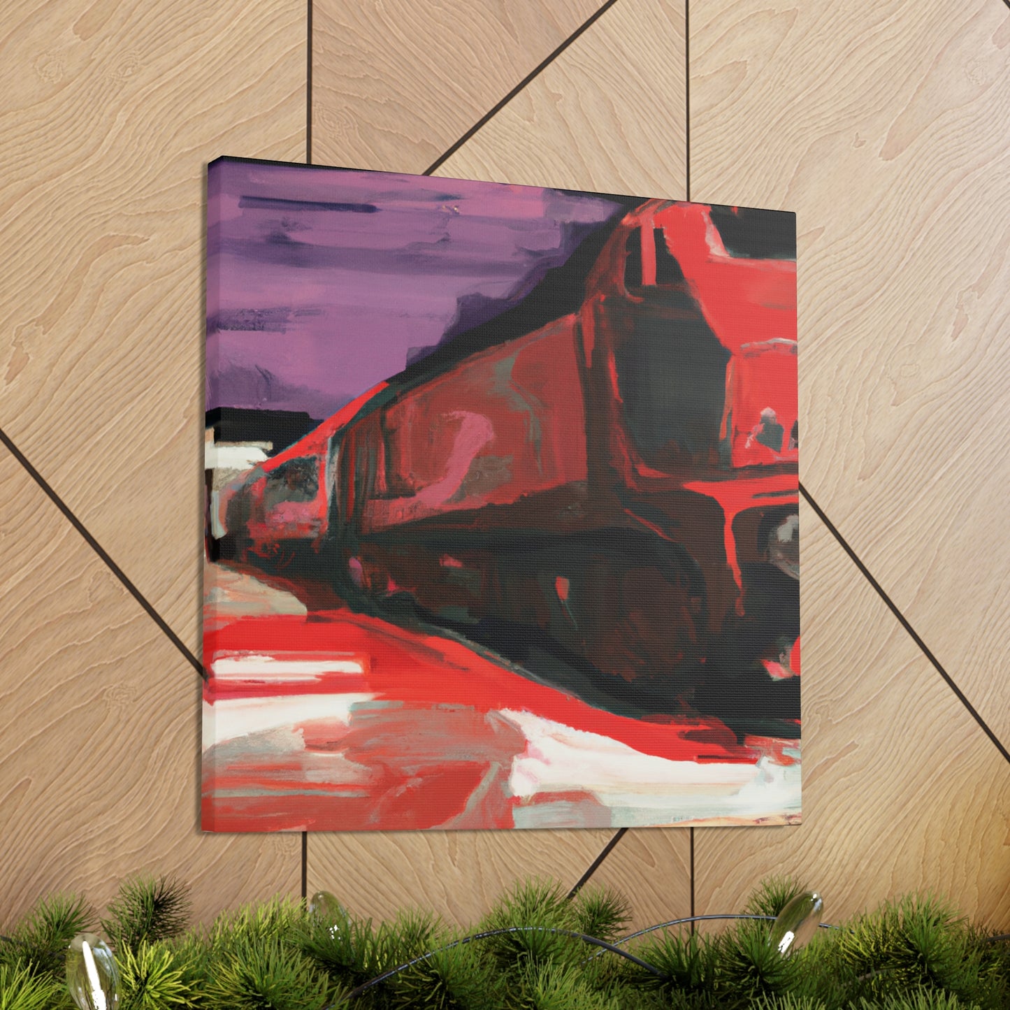 "Train of Abstract Thought" - Canvas