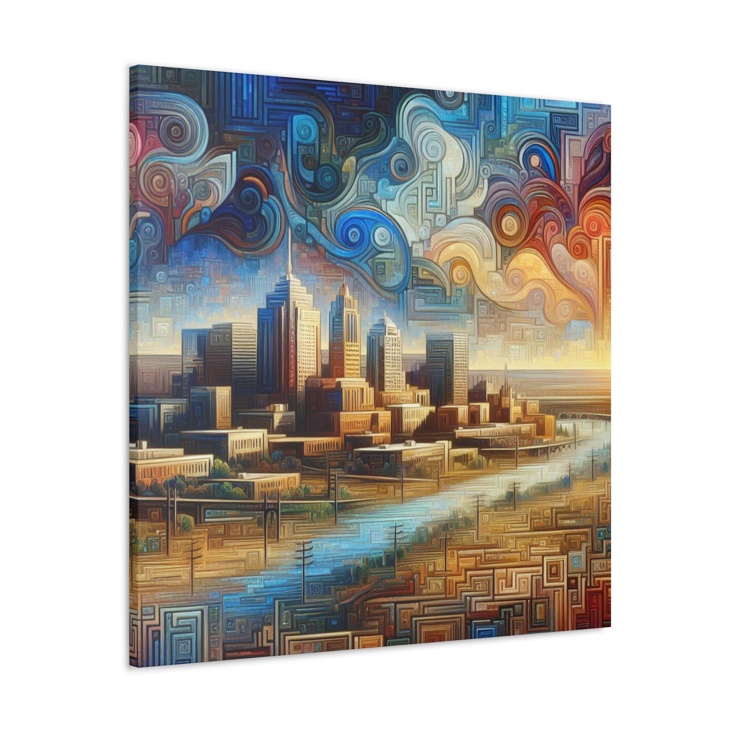 "Desert Mirage Dreams" - Canvas