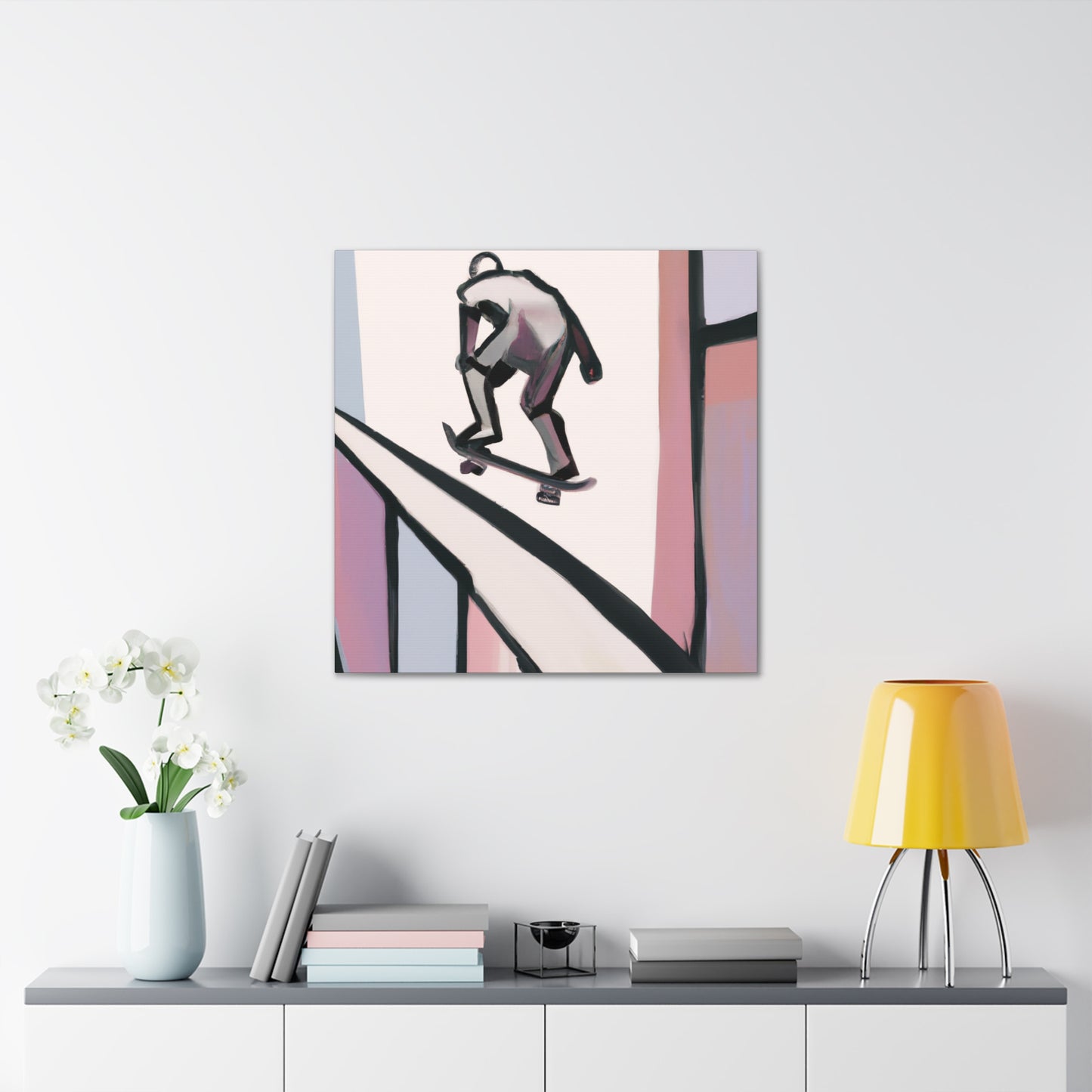 Skateboarding Expressionism - Canvas