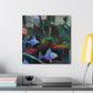 "Neon Tetra Glistening" - Canvas