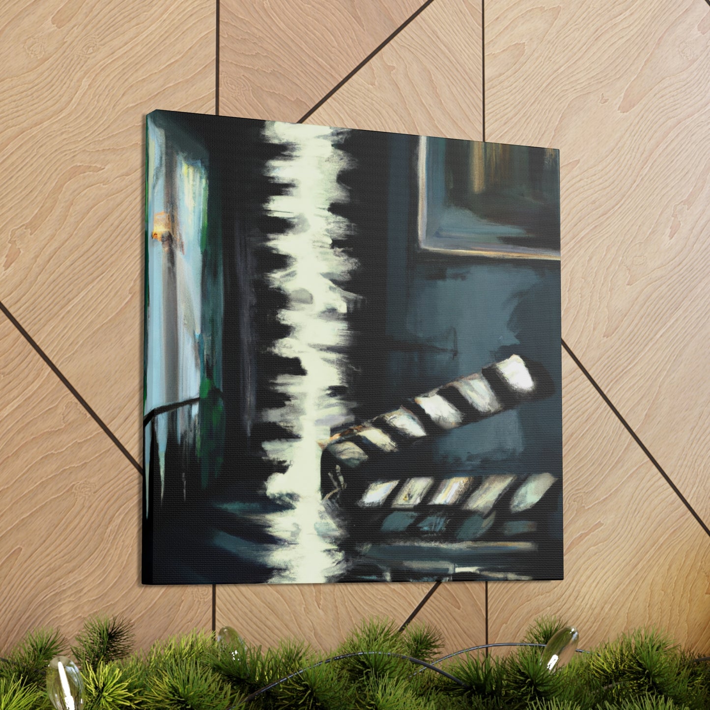 "Movie Clapboard Dreamscape" - Canvas