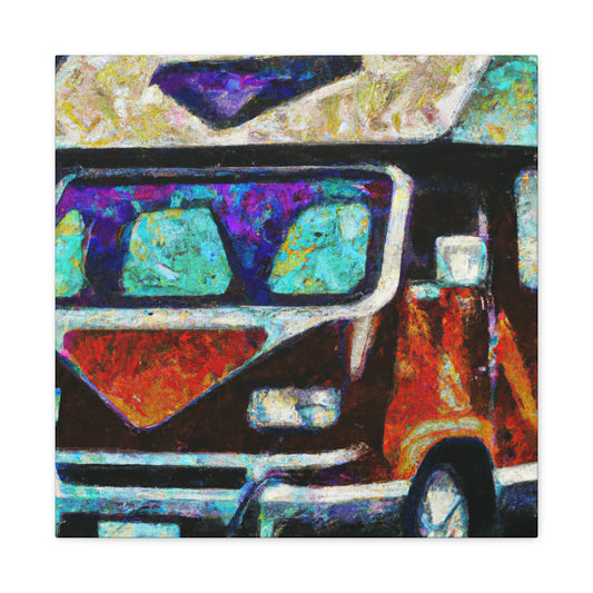 "Camper Van Deco Dream" - Canvas