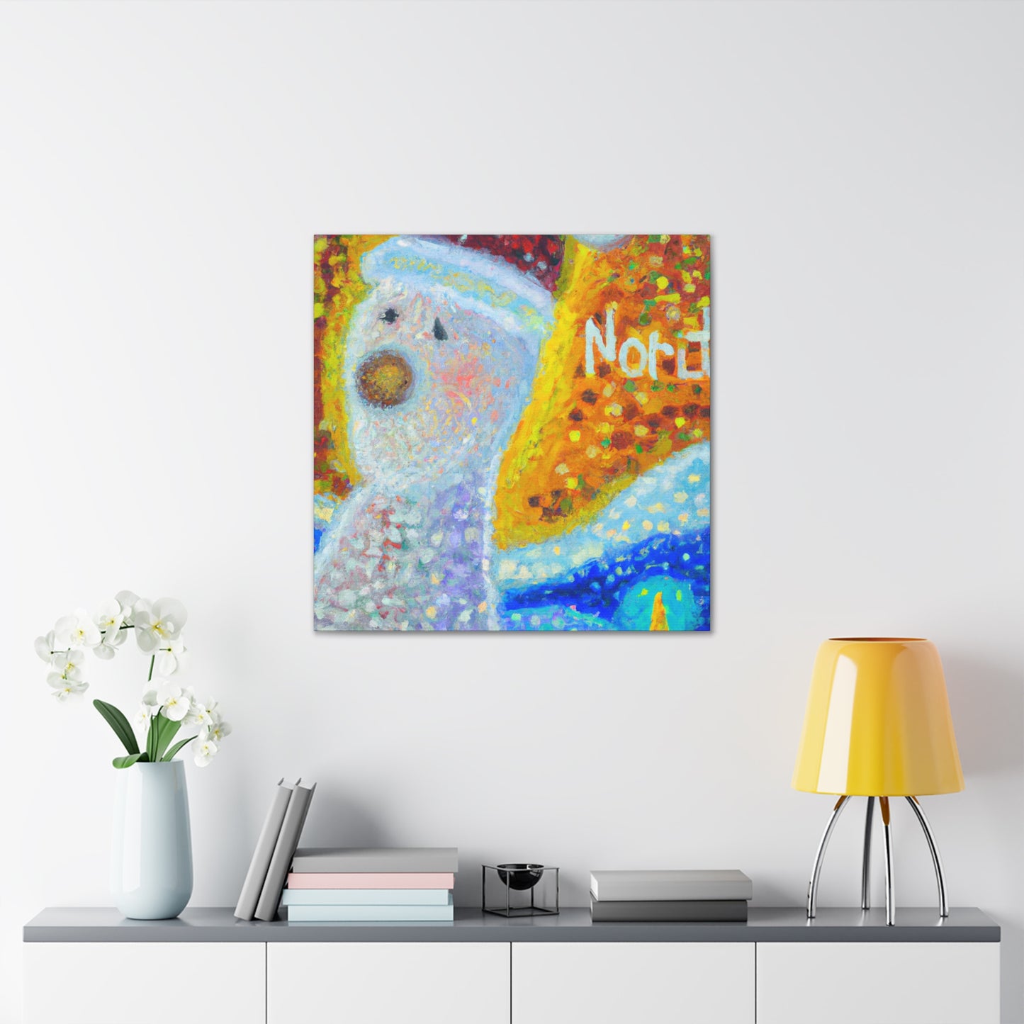 "Polar Pointillism Vision" - Canvas