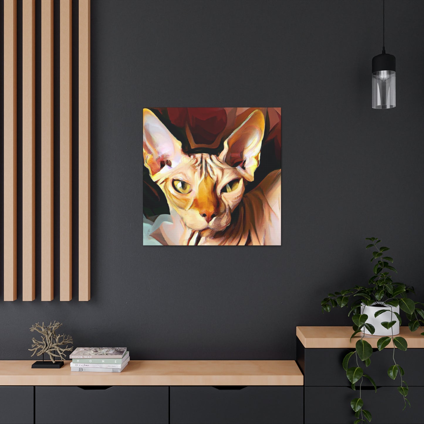 Sphynx in Impressionism - Canvas