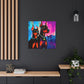 Rocking Doberman Art - Canvas