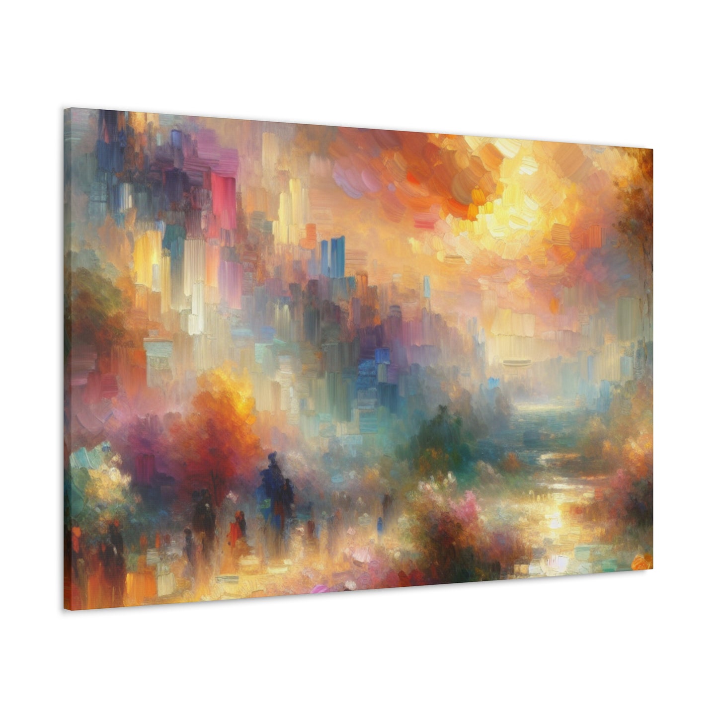 Gossamer Twilight Reflections - Canvas