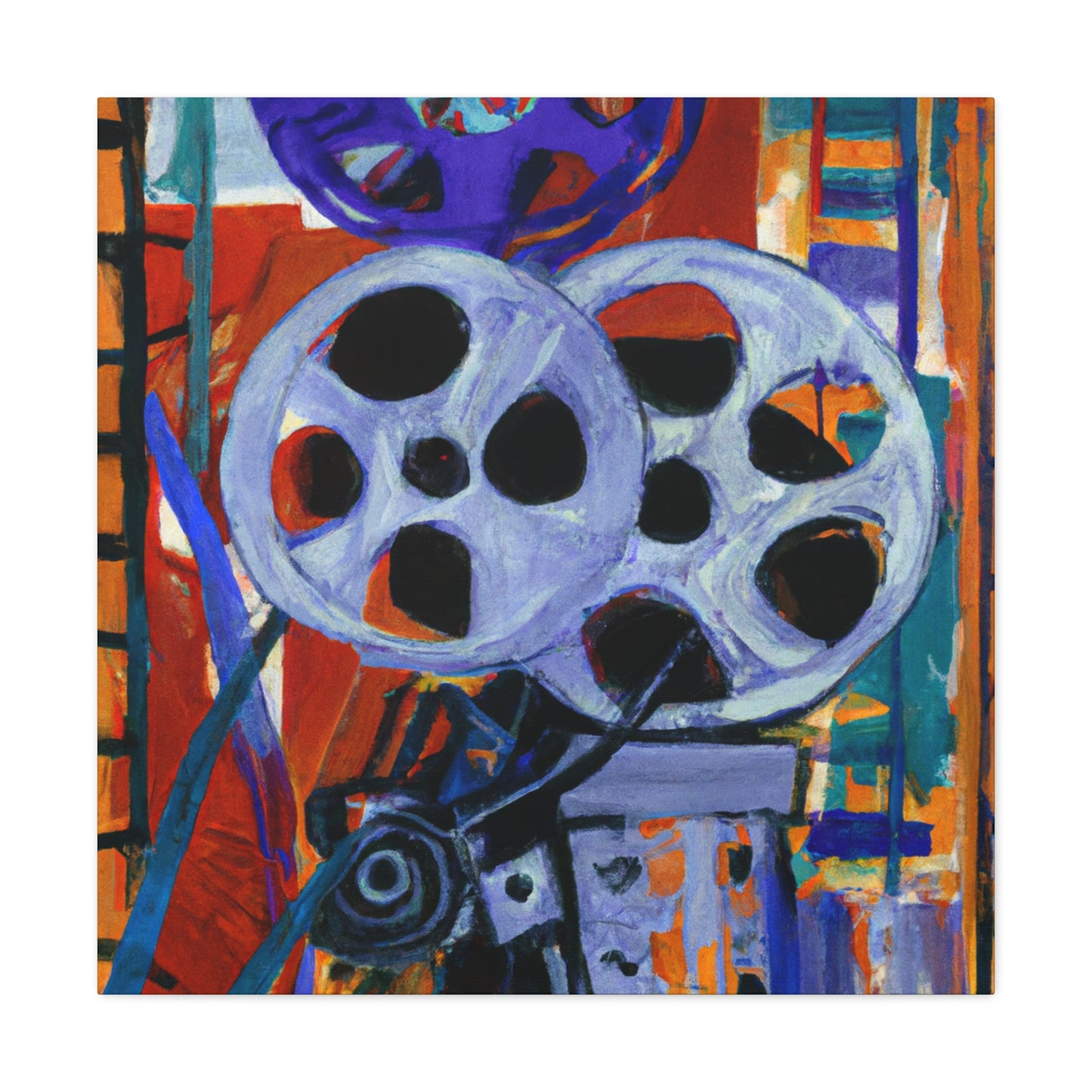 "Film Reel Fantasia" - Canvas