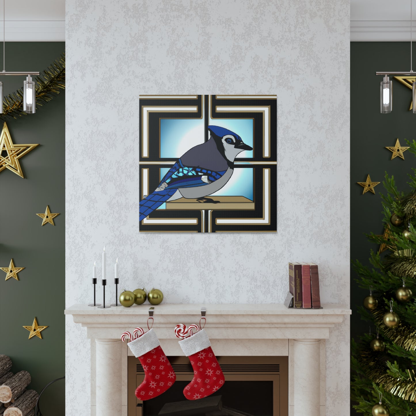 "Blue Jay Illumination" - Canvas