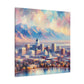 "Utah's Ethereal Cityscape" - Canvas