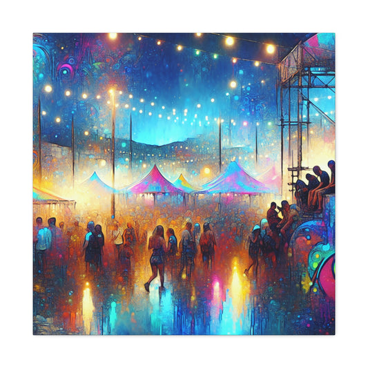 "Euphoric Urban Celebrations" - Canvas