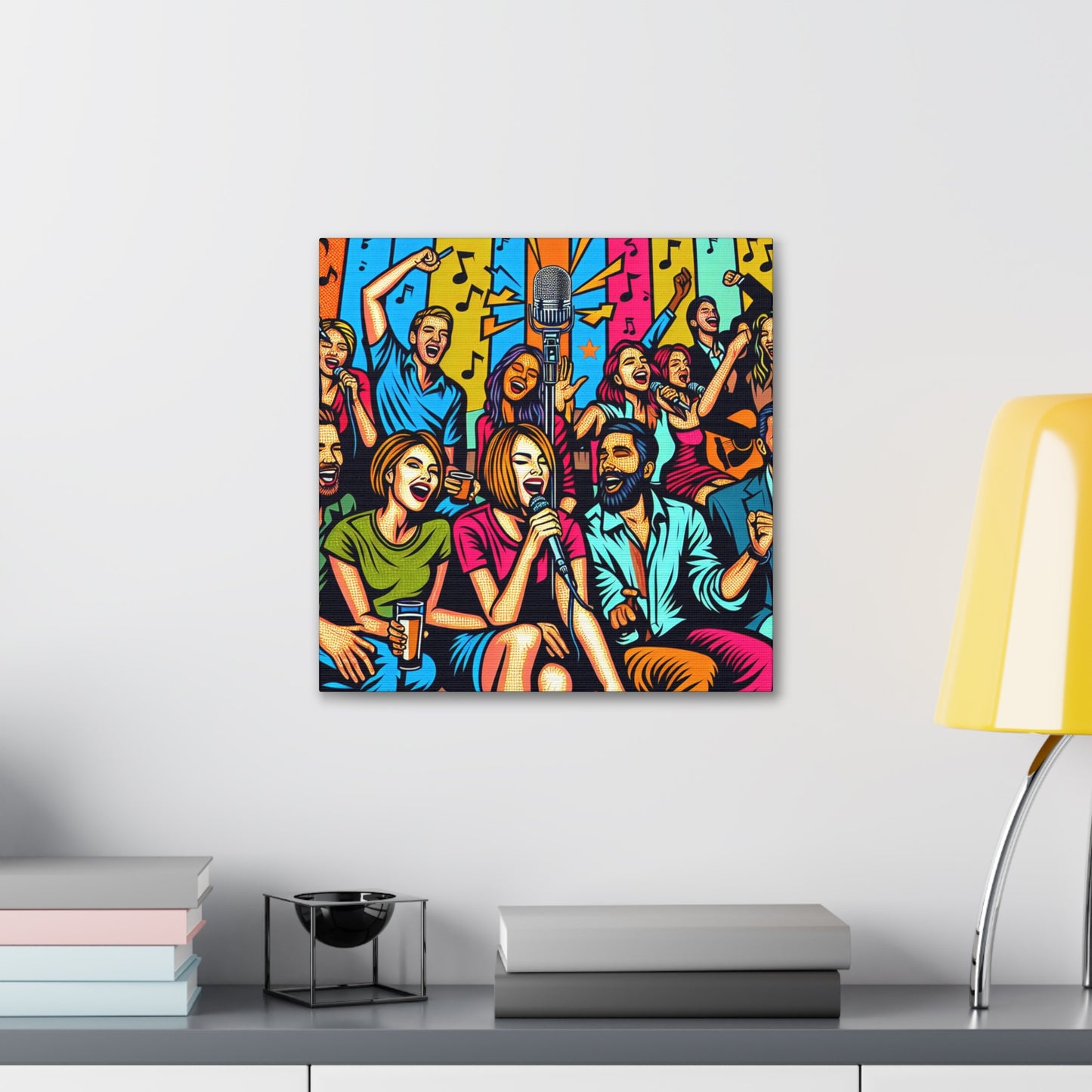 Rhythmic Nights Revived - Canvas