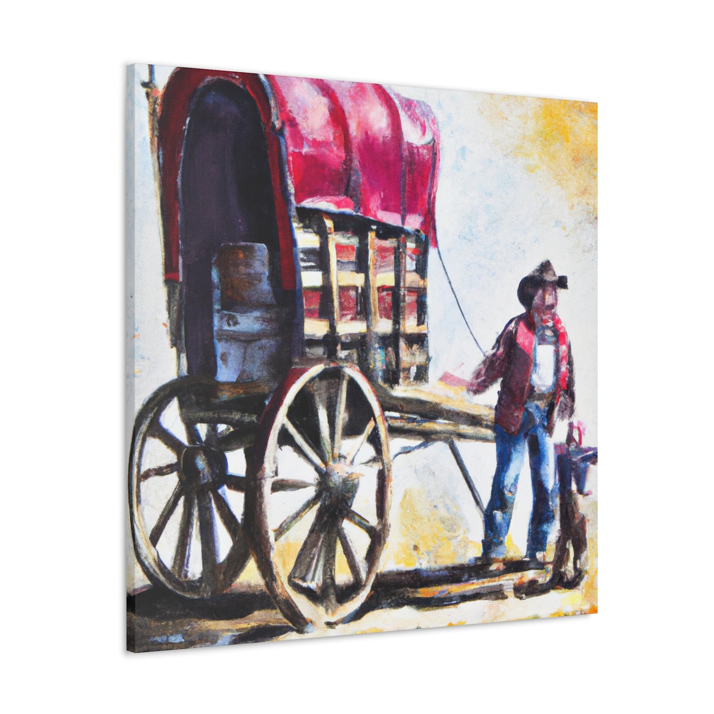 "Chuck Wagon Realism" - Canvas